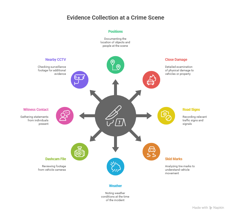 evidence collection infographics guide