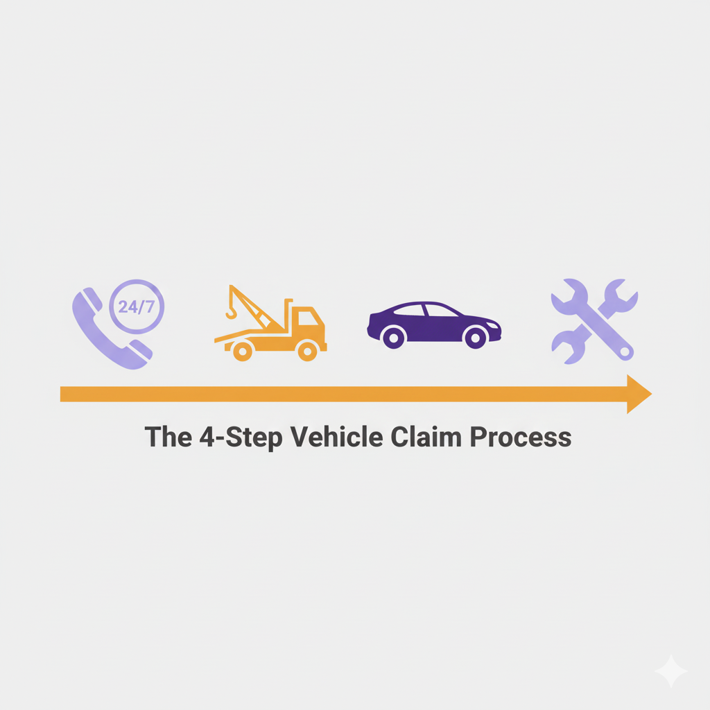 Road accident claim process
