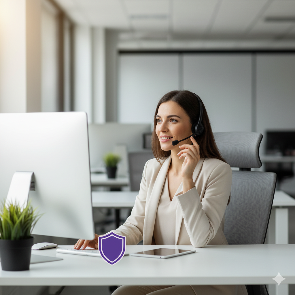 A friendly multi-lingual advisor helping with a non-fault accident claim.