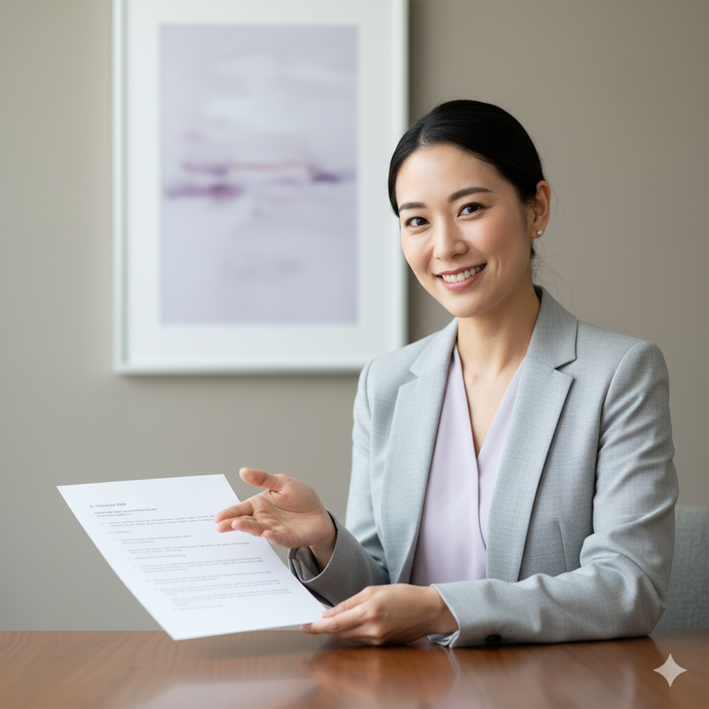 Advisor assisting with a traffic accident claim.