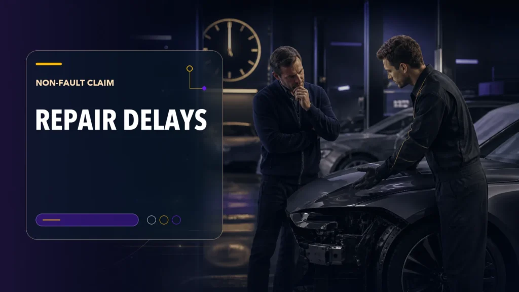 AAN editorial scene illustrating 2025 Guide: Non Fault Accident Claim UK – Skip Repair Delays