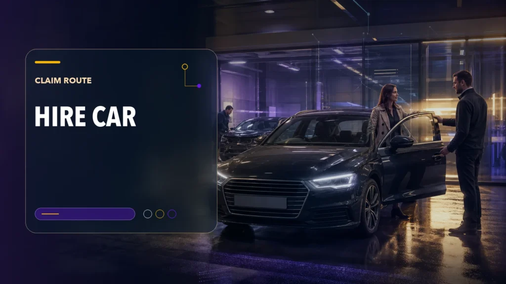 AAN editorial scene illustrating How to Claim for a Hire Car After an Accident