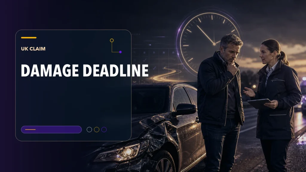 AAN editorial scene illustrating How long after a car accident can you claim for damage in the UK?