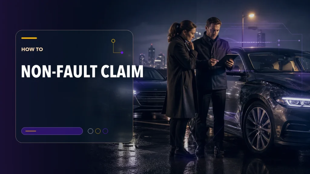 AAN editorial scene illustrating How To Claim Non Fault Accident?